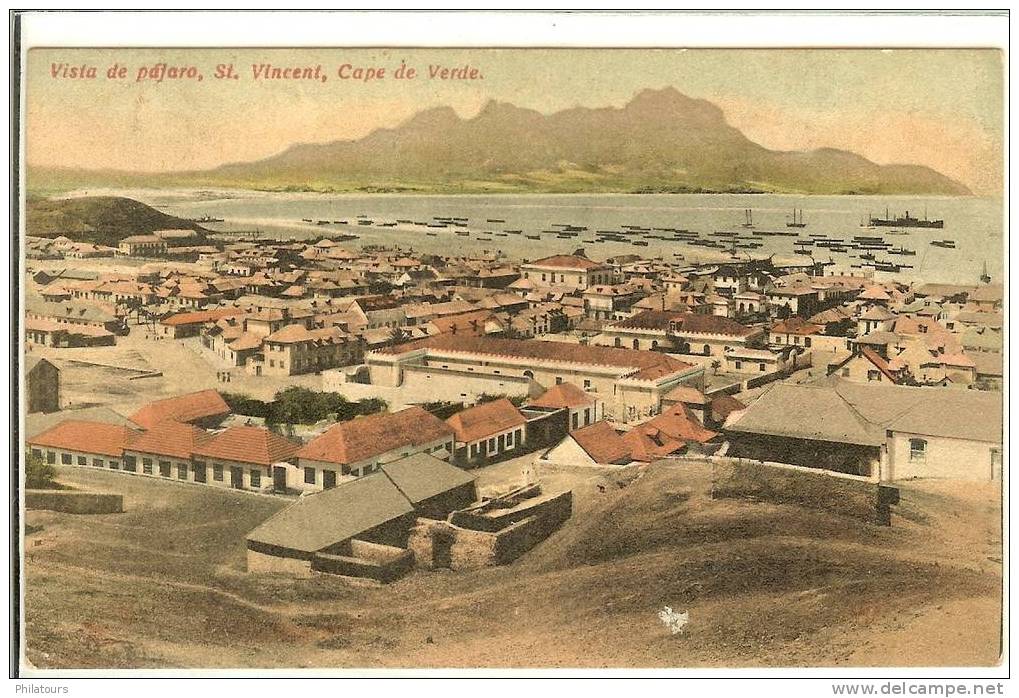 AFRIQUE / CAP VERT - Vista De Pajaro, St. Vincent, CAPE DE VERDE (1908) - Kaapverdische Eilanden