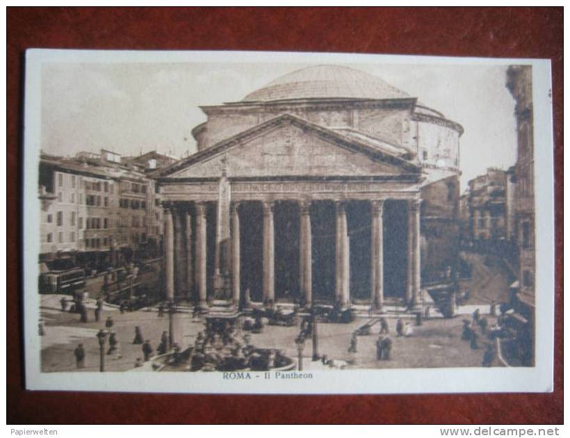 Roma - Il Pantheon / Tram - Pantheon