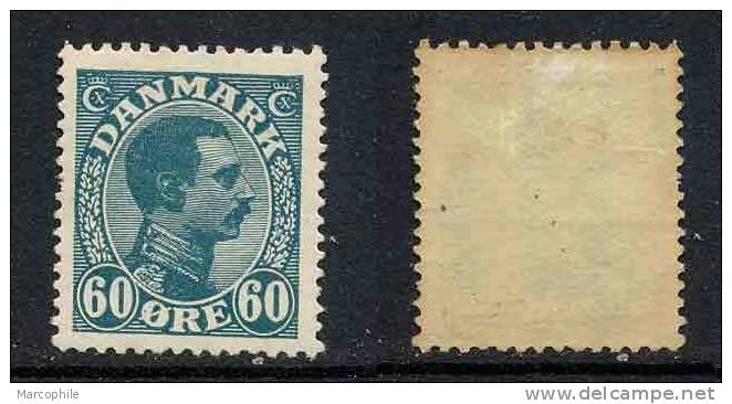 DANEMARK / 1921 -  # 146 *  / 60 ö Vert Bleu /COTE 9.00 EURO - Unused Stamps