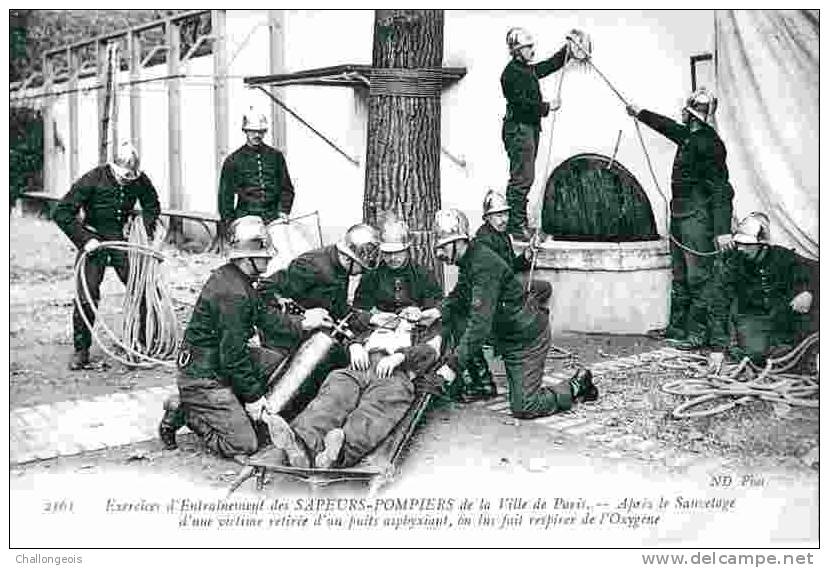 Sapeur Pompiers  Paris Sauvetage N°2161 - Sapeurs-Pompiers