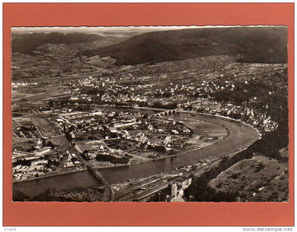 MILTENBERG AM MAIN  Vue Aérienne-PANORAMA SUR LA VALLEE  CPSM   EDIT  JAKOB-KRAPOHL-VERLAG - Miltenberg A. Main