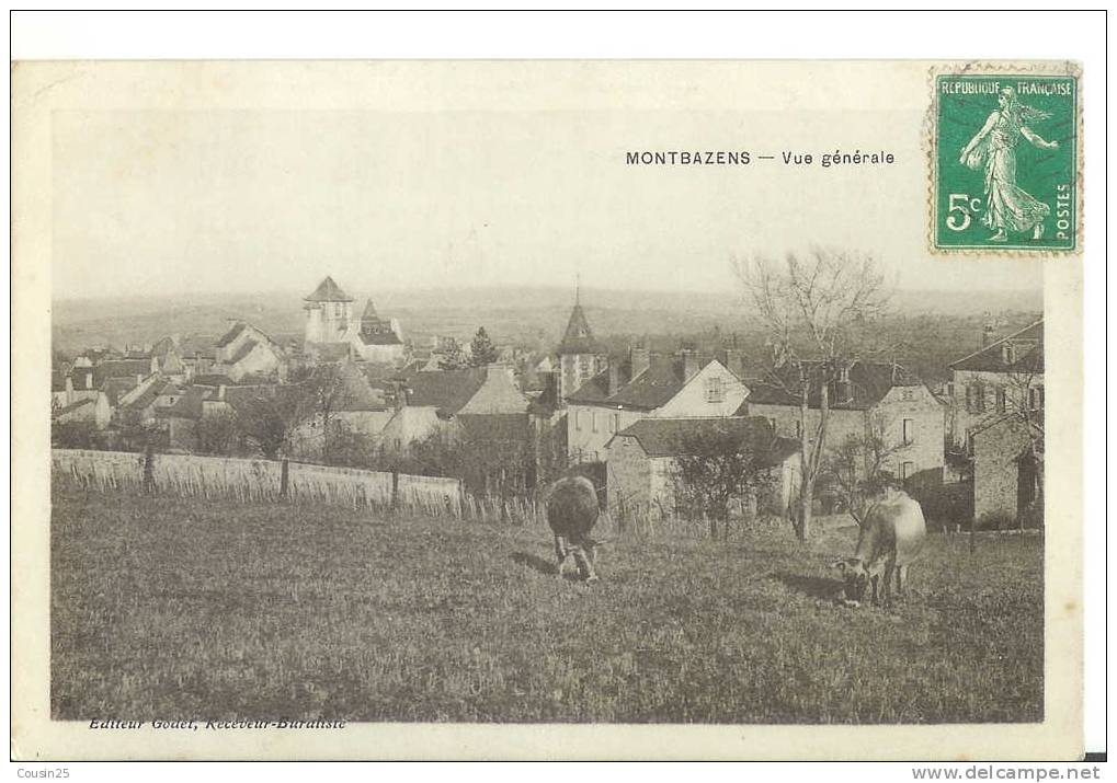 12 MONTBAZENS - Vue Générale - Montbazens