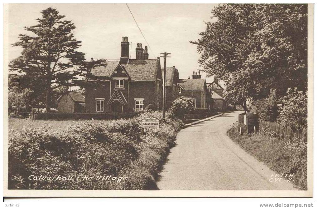 SHROPS - CALVERHALL - THE VILLAGE  Sh91 - Shropshire