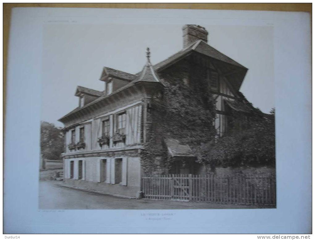 L´Architecture 1912  / ACQUIGNY ( Eure )  Le " Vieux Logis " - Architektur