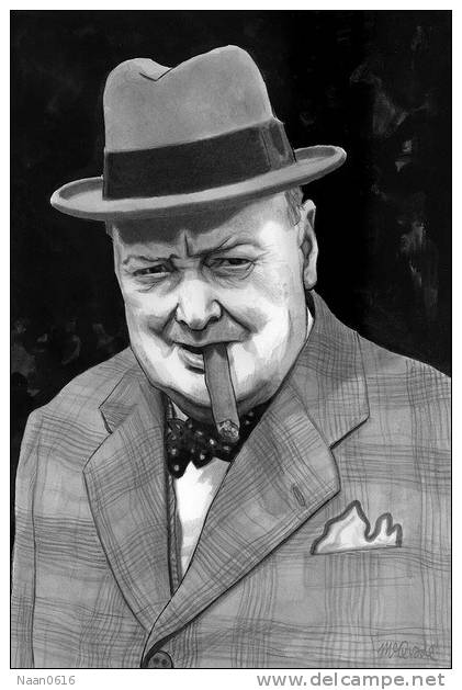 Winston Churchill    ,   Postal Stationery -Articles Postaux -Postsache F (w26-15) - Sir Winston Churchill