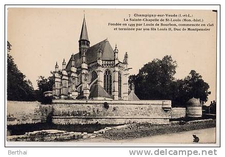 37 CHAMPIGNY SUR VEUDE - Sainte Chapelle De St Louis - Champigny-sur-Veude