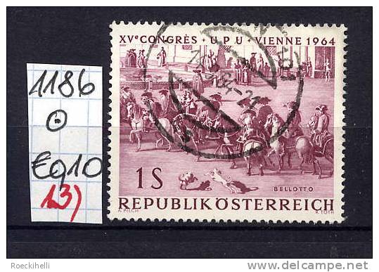 15.6.1964  -  SM A. Satz  "XV. Weltpostkongreß (UPU) Wien 1964" -  O  Gestempelt  -  Siehe Scan  (1186o 13) - Used Stamps