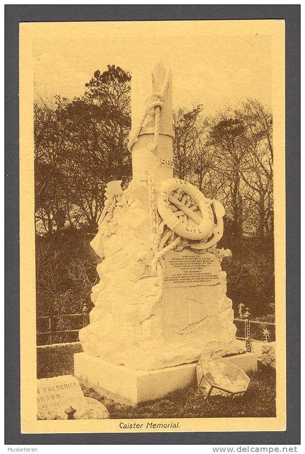 United Kingdom PPC England Norfolk  Caister-on-Sea The Caister Lifeboat Disaster Memorial - Sonstige & Ohne Zuordnung