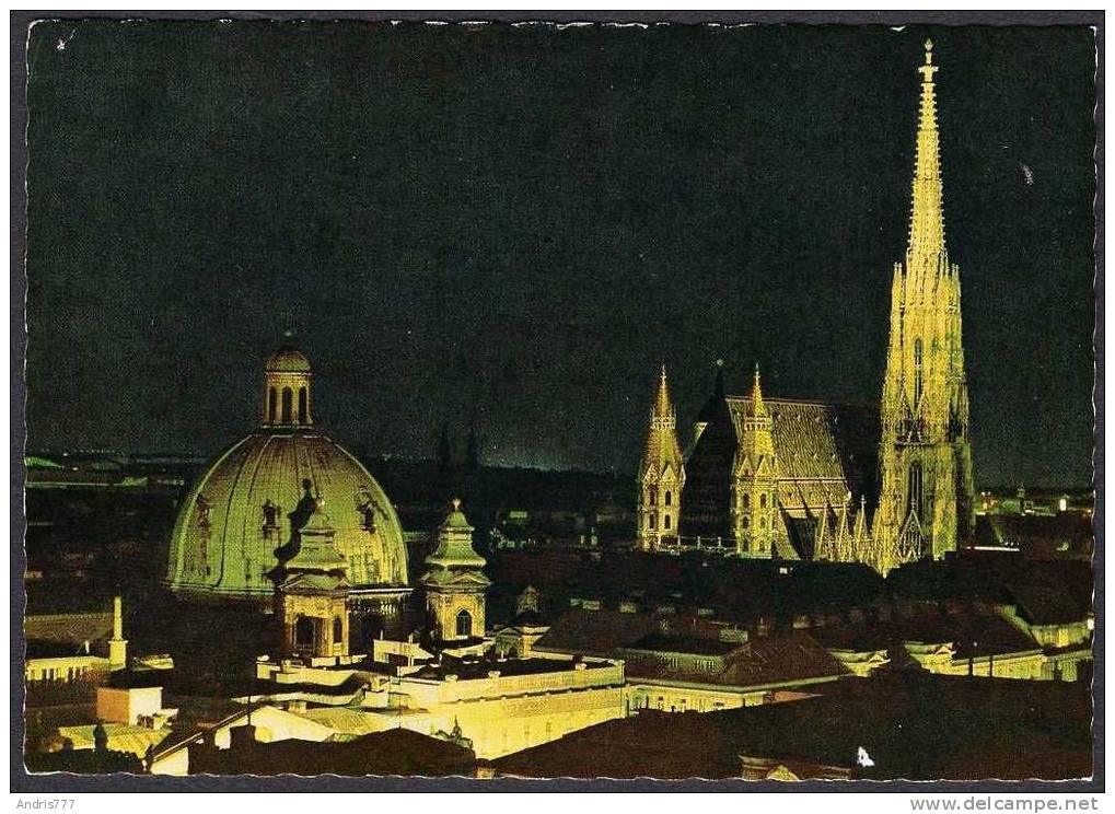 Austria Osterreich 1958 1968 Wien  Klagenfurt (used On Postcard) - Lettres & Documents