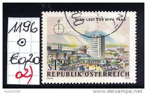 20.7.1964 - SM A. Satz  "Wien Lädt Zur WIPA 1965"  -  O  Gestempelt - Siehe Scan  (1196o 02) - Gebraucht