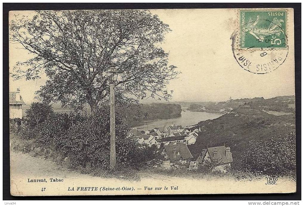 CPA  ANCIENNE- FRANCE- LE FRETTE (95)-  JOLIE VUE SUR LE VAL - La Frette-sur-Seine