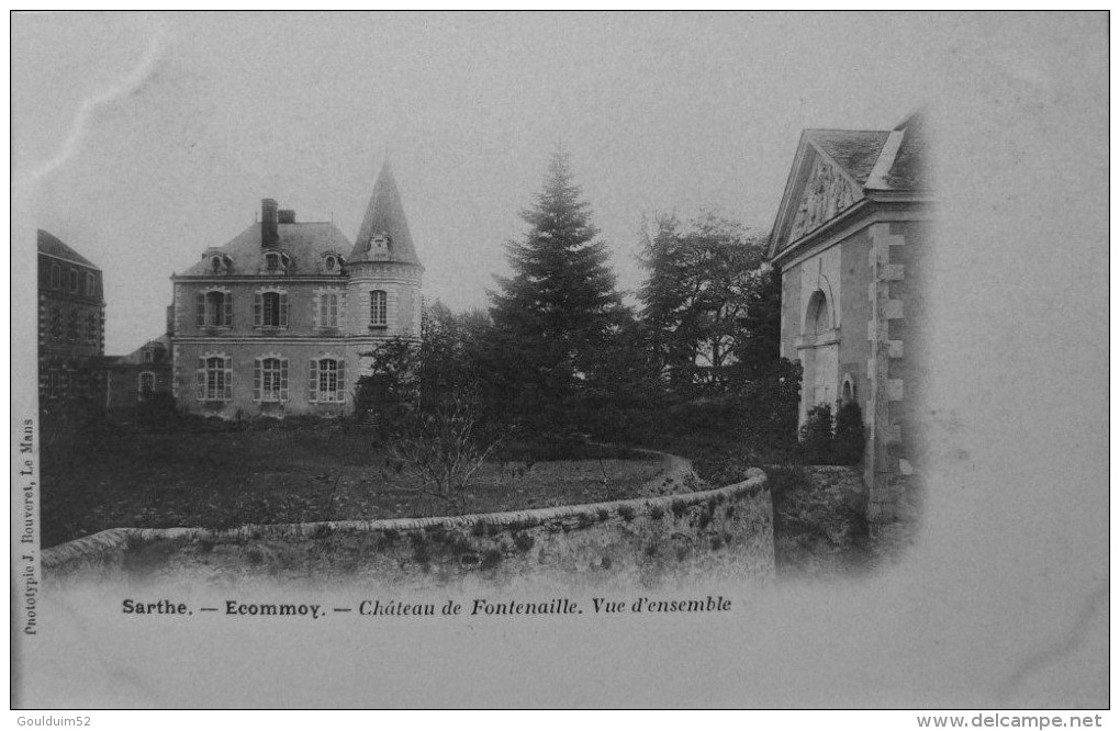 Chateau De Fontenaille, Vue D´ensemble - Ecommoy