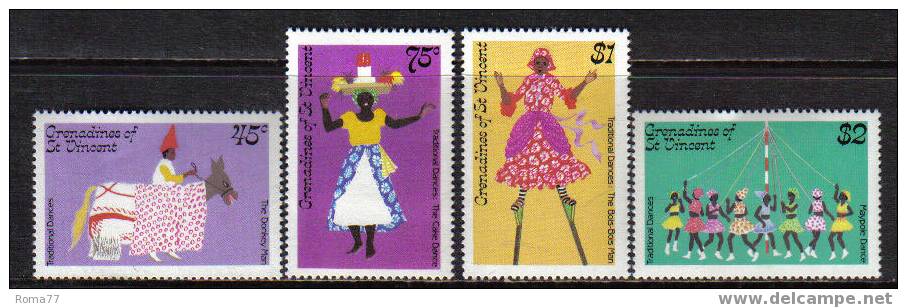 D1273 - GRENADINES OF ST. VINCENT , N. 447/450 *** - St.Vincent (1979-...)