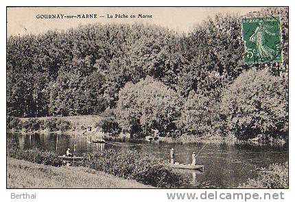 93 GOURNAY SUR MARNE - La Peche En Marne - Gournay Sur Marne