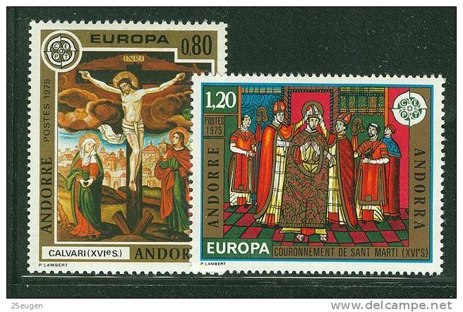 FRENCH ANDORRA CEPT 1975 MNH - 1975