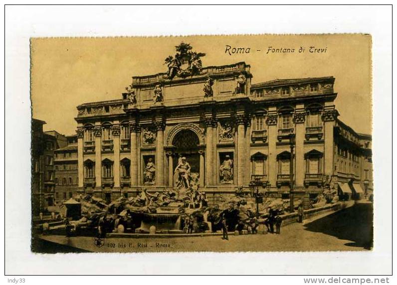 - ITALIE LAZIO . ROMA . FONTANA DI TREVI - Fontana Di Trevi