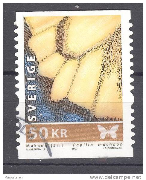 Sweden 2007 Mi. 2595    50.00 Kr Schmetterling Butterfly Security Perf. - Usados