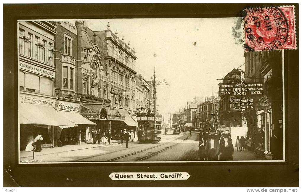 QUEEN STREET . CARDIFF . - Glamorgan