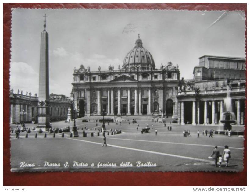 Roma - Piazza S. Pietro E Facciata Della Basilica - San Pietro