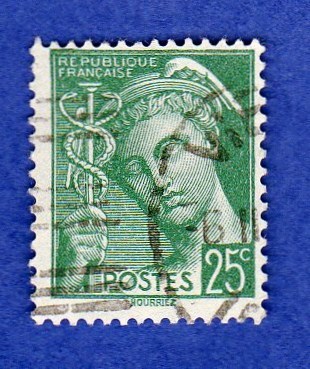 France Y&t : N° 411 - 1938-42 Mercurio