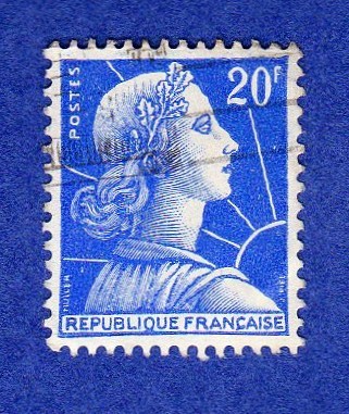 France Y&t : N° 1011B - 1955-1961 Marianne (Muller)