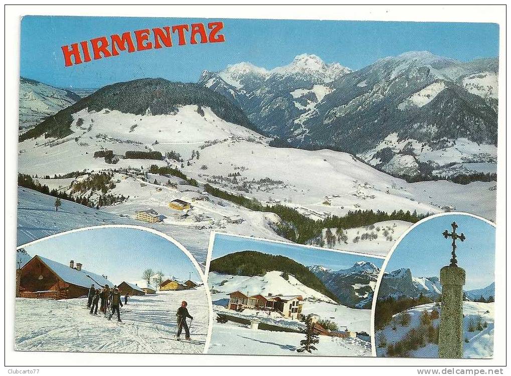 Bellevaux (74) : 4 Vues D´hiver Dont Ski Des Petits De HIRMENTAZ  En 1980 (animée). - Bellevaux