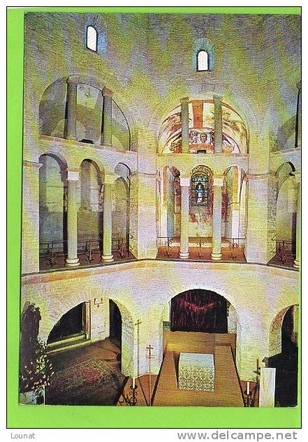 68 OTTMARSHEM : église Octogonale Du XI E S. L'intérieur , Vu Des Tribunes - Ottmarsheim