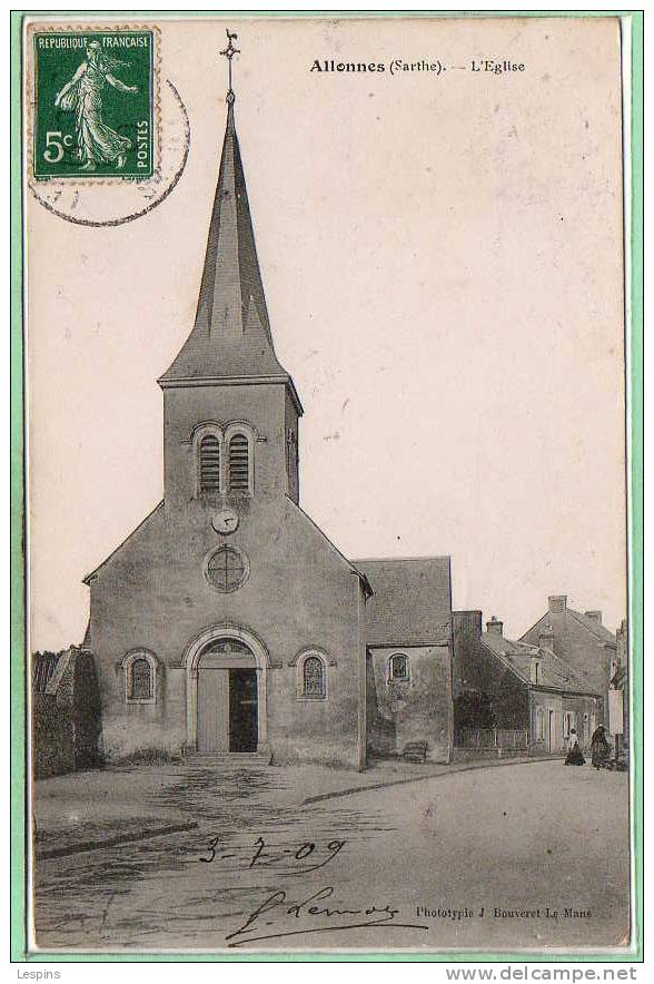 72 - ALLONNES -- L'Eglise - Allonnes