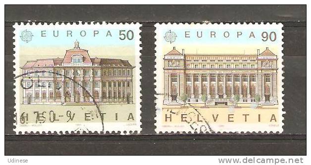 SWITZERLAND 1990 - EUROPA  - CPL. SET  - USED OBLITERE GESTEMPELT USADO - 1990