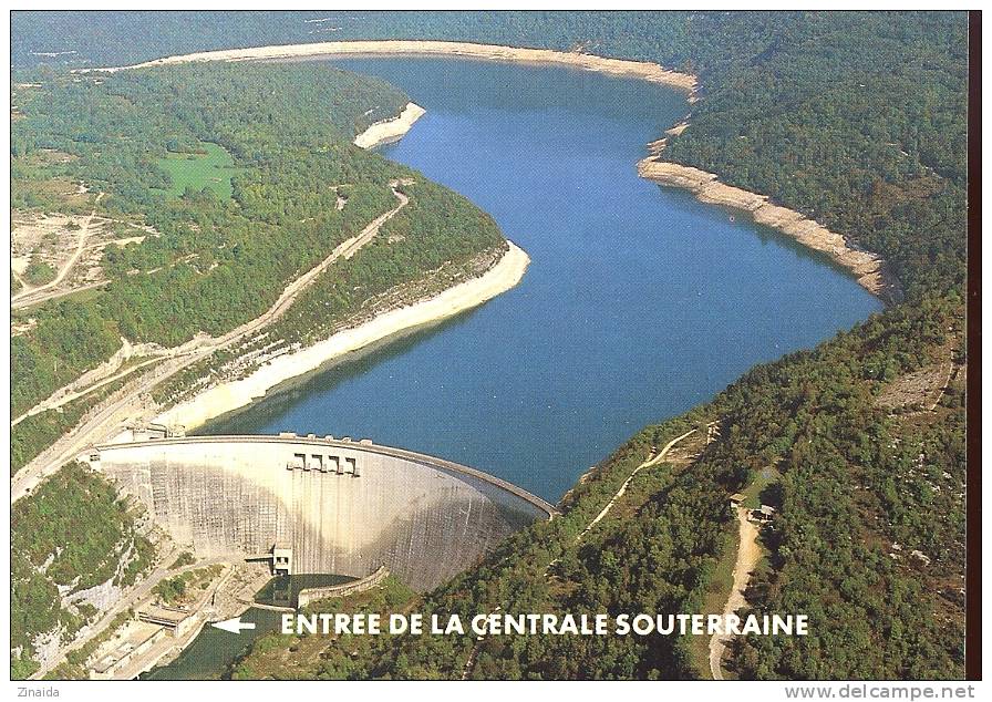 CARTE POSTALE DES ENVIRONS D ORGELET - LAC DE VOUGLANS - LE BARRAGE DE VOUGLANS - Orgelet