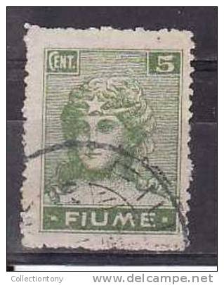 1919 - OCCUPAZIONE - FIUME - USATO - N.34 - VAL. CAT. 2.00€ - Fiume