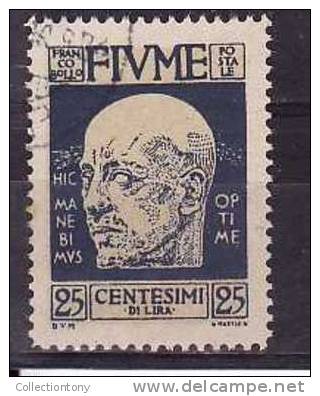 1920 - OCCUPAZIONE - FIUME - USATO - N.117 - VAL. CAT. 3.00€ - Fiume