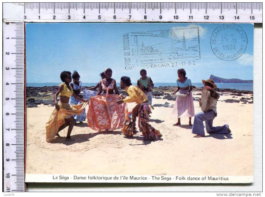 ILE MAURICE  -  MAURITUS  -   Le Séga - Danse Folklorique De L' Ile Maurice - The Sega - Folk Dance Of Mauritius - Mauritius