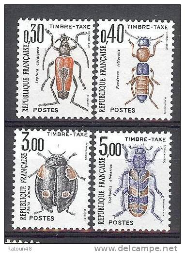 Série Insectes Coléoptères - Neuf** 109 à112 - 1960-... Ungebraucht