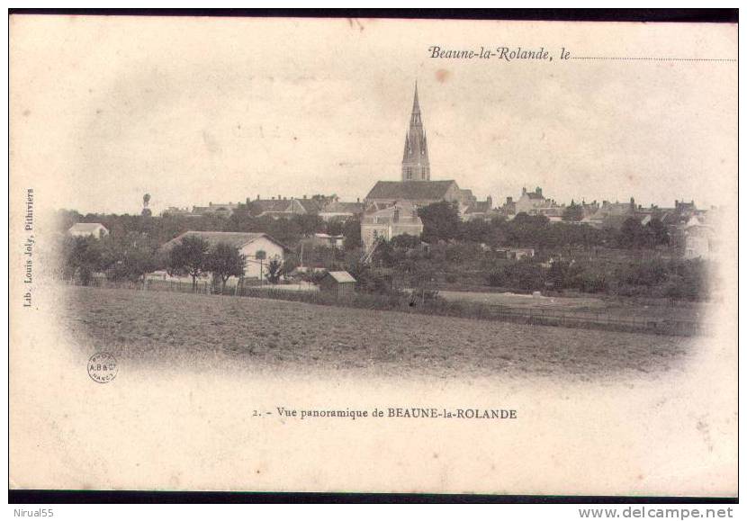 Loiret BEAUNE LA ROLANDE Près Pithiviers - Beaune-la-Rolande