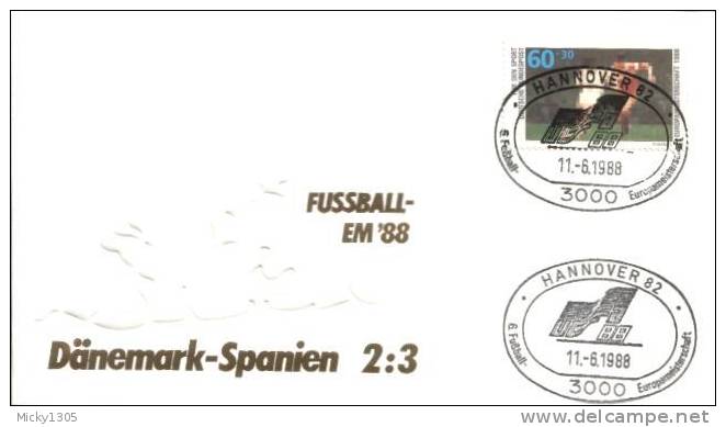 Germany - Spezialbeleg / Special Document (h187) - UEFA European Championship