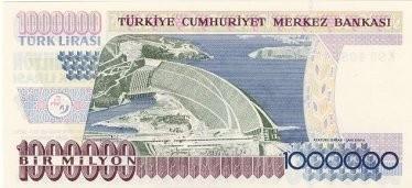 TURQUIE   1 000 000 Lira émission De 1970   Pick 209   ****QUALITE  VF**** - Turquie