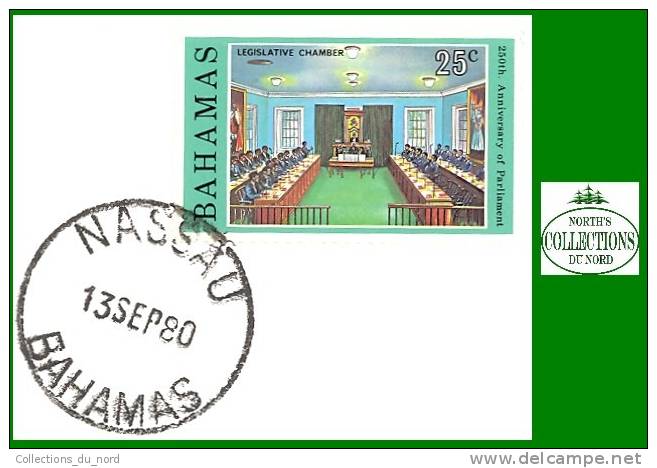 Bahamas Stamp # 456 Nassau Obl. / Timbre Bahamas - Bahama's (1973-...)