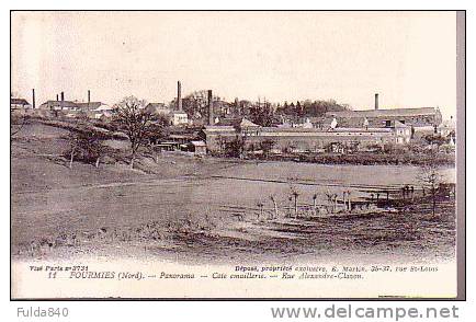 CPA.  FOURMIES.  Panorama - Cote Emaillerie - Rue Alexandre-Clavon.     (Exceptionnel) - Fourmies