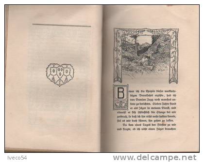 "Damian Zagg" Novelle Von Ludw.Ganghofer-1905- - Gesigneerde Boeken