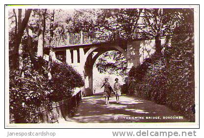 The CHINE BRIDGE - Boscombe - Real Photo  - Bournemouth - DORSET - Bournemouth (depuis 1972)