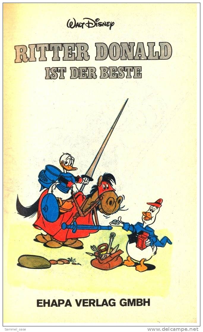 Ritter Donald Ist Der Beste  -  Lustige Taschenbücher  Nr. 23  -  Von 1982 - Micky Maus