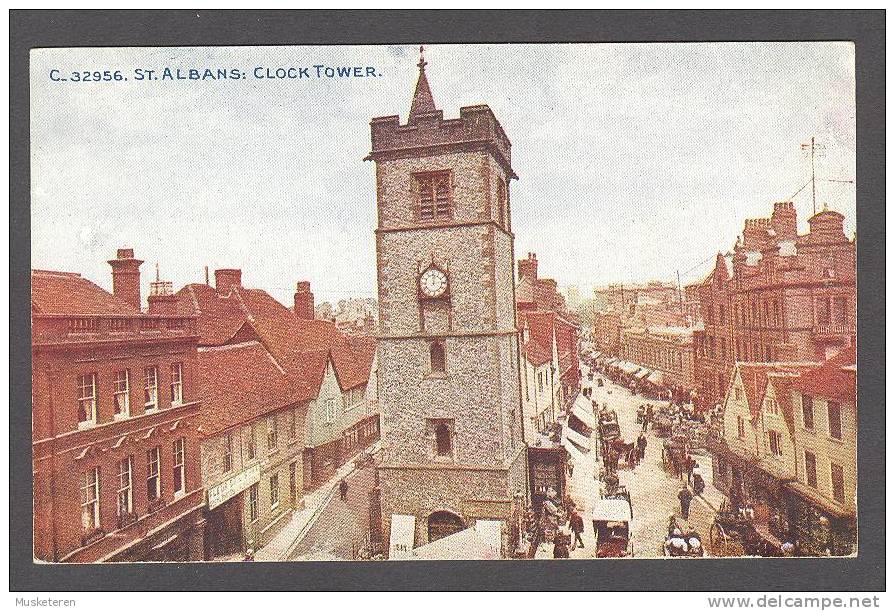 United Kingdom PPC Hertfordshire C. 32956. St. Albans Clock Tower Exclusive Celesque Series - Hertfordshire