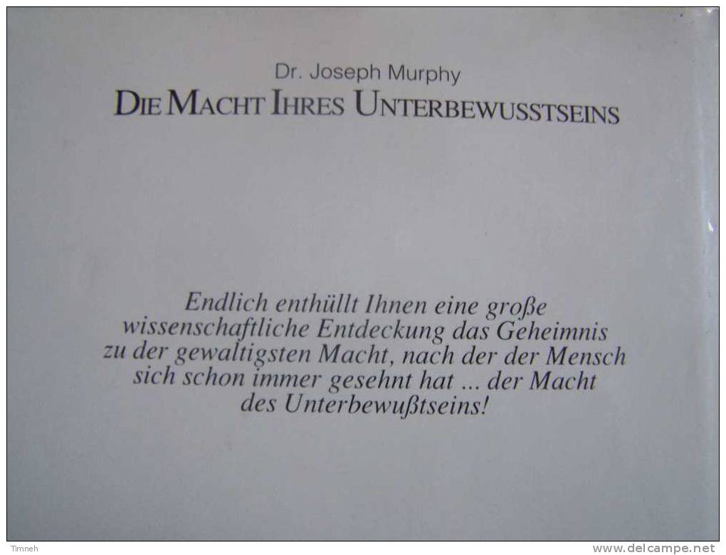 Dr Joseph MURPHY-Die Macht Ihres Unterbewusstseins-ESOTERIK- - Psychologie