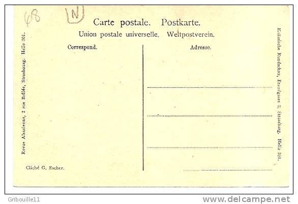 ALTKIRCH   -     * EGLISE Et  VIEILLES MAISONS *    -    Editeur Revue Alsacienne De Strasbourg   N°Hélio 301 - Altkirch