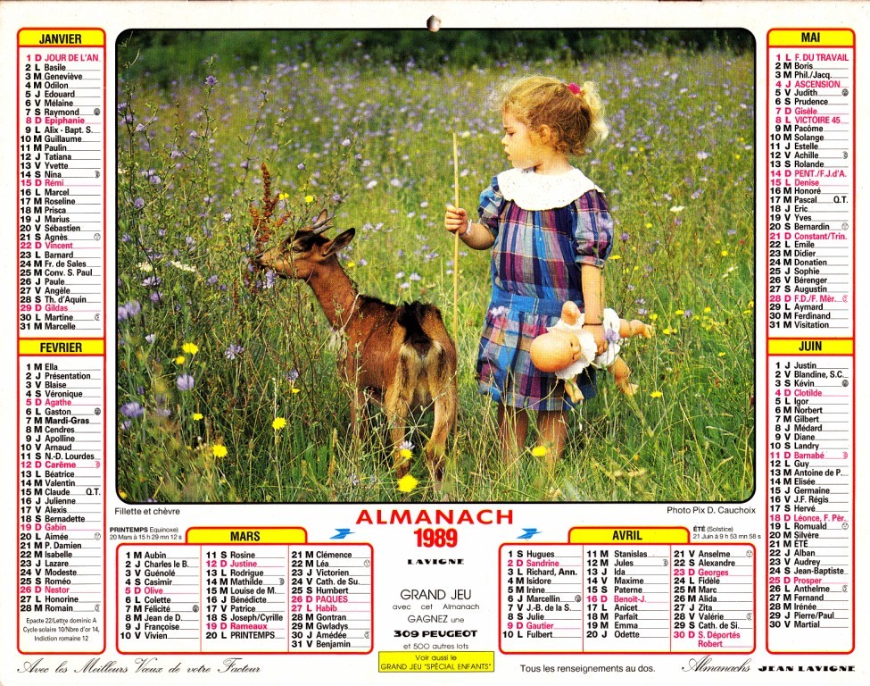 ALMANACH 1989 - Grand Format : 1971-80