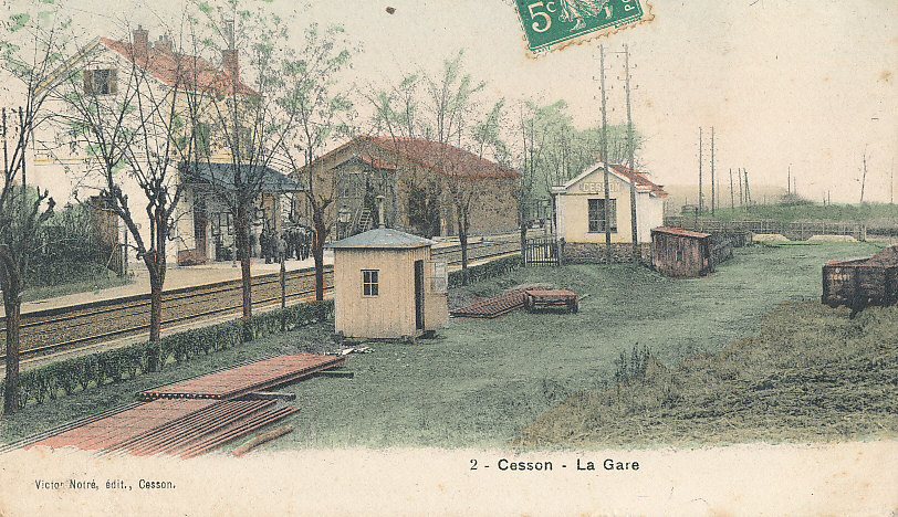 V 668/CPA  CESSON   (77)  LA GARE - Cesson