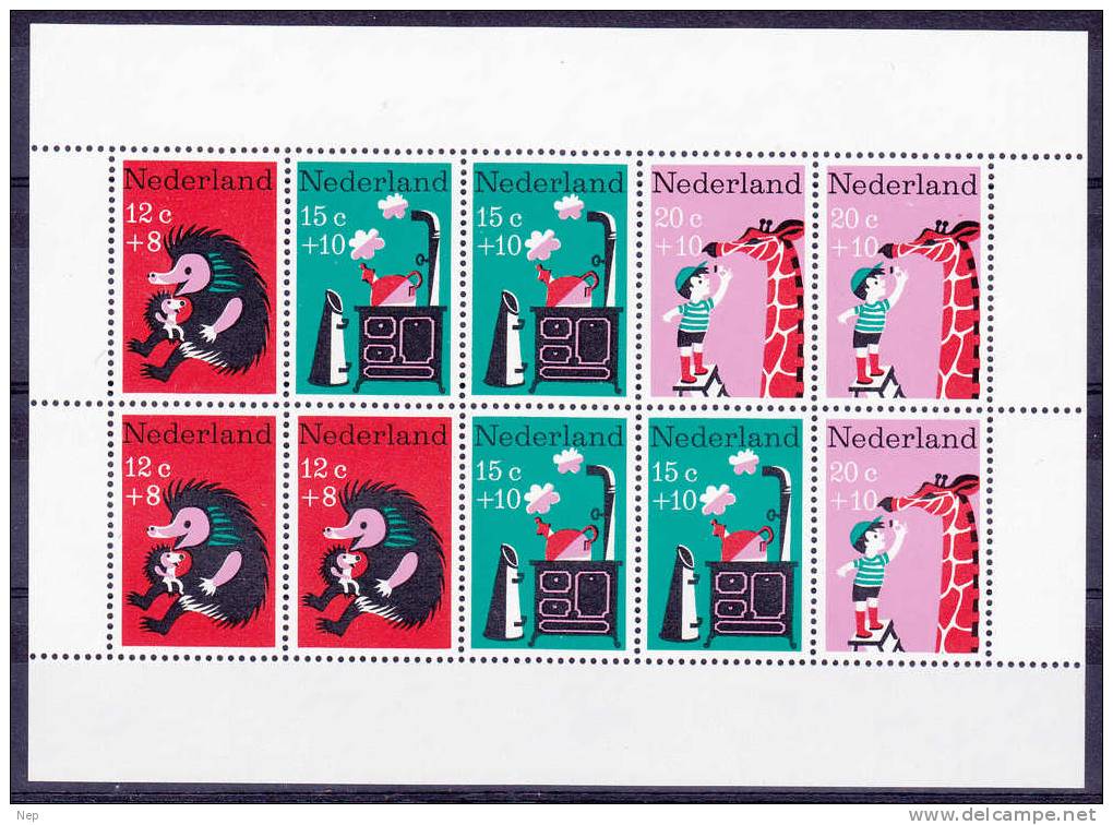 NEDERLAND - Michel - 1967 - Blok 6 - MNH** - Cote 6,50€ - Bloques