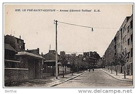 93 LE PRE SAINT GERVAIS - Avenue Edouard Vaillant - Le Pre Saint Gervais