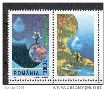 Romania 2001 / Europa With Label - 2001
